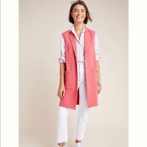 Anthropologie Marta Longline Vest